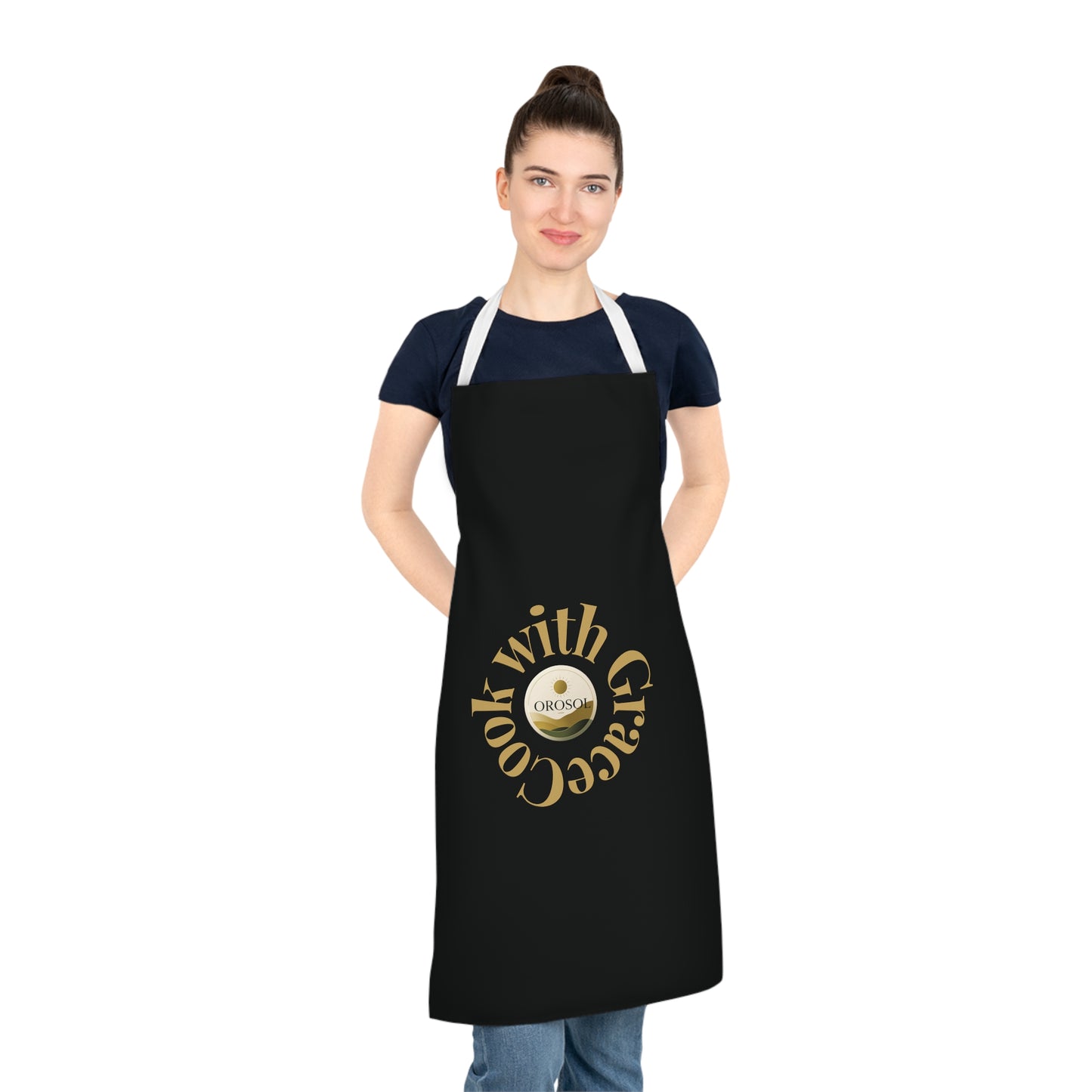 Elegant Cooking Apron with Inspirational Quote, Perfect Gift for Foodies, Bakers, and Home Chefs, Ideal for Birthdays or Holidays