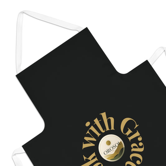 Elegant Cooking Apron with Inspirational Quote, Perfect Gift for Foodies, Bakers, and Home Chefs, Ideal for Birthdays or Holidays